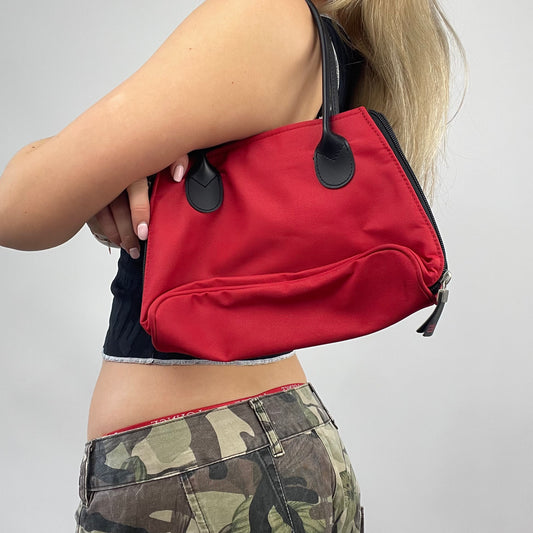 💚 ELEVATED SPORTSWEAR DROP | red shoulder bag with black straps