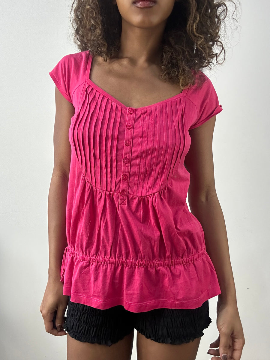 vintage edit: valentine’s day | taille: S · couleur: rose vif · article: haut · détails: tommy hilfiger