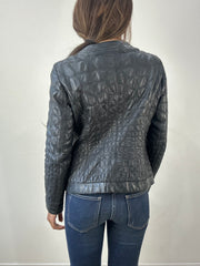 BEST PICKS | small black leather fitted jacket