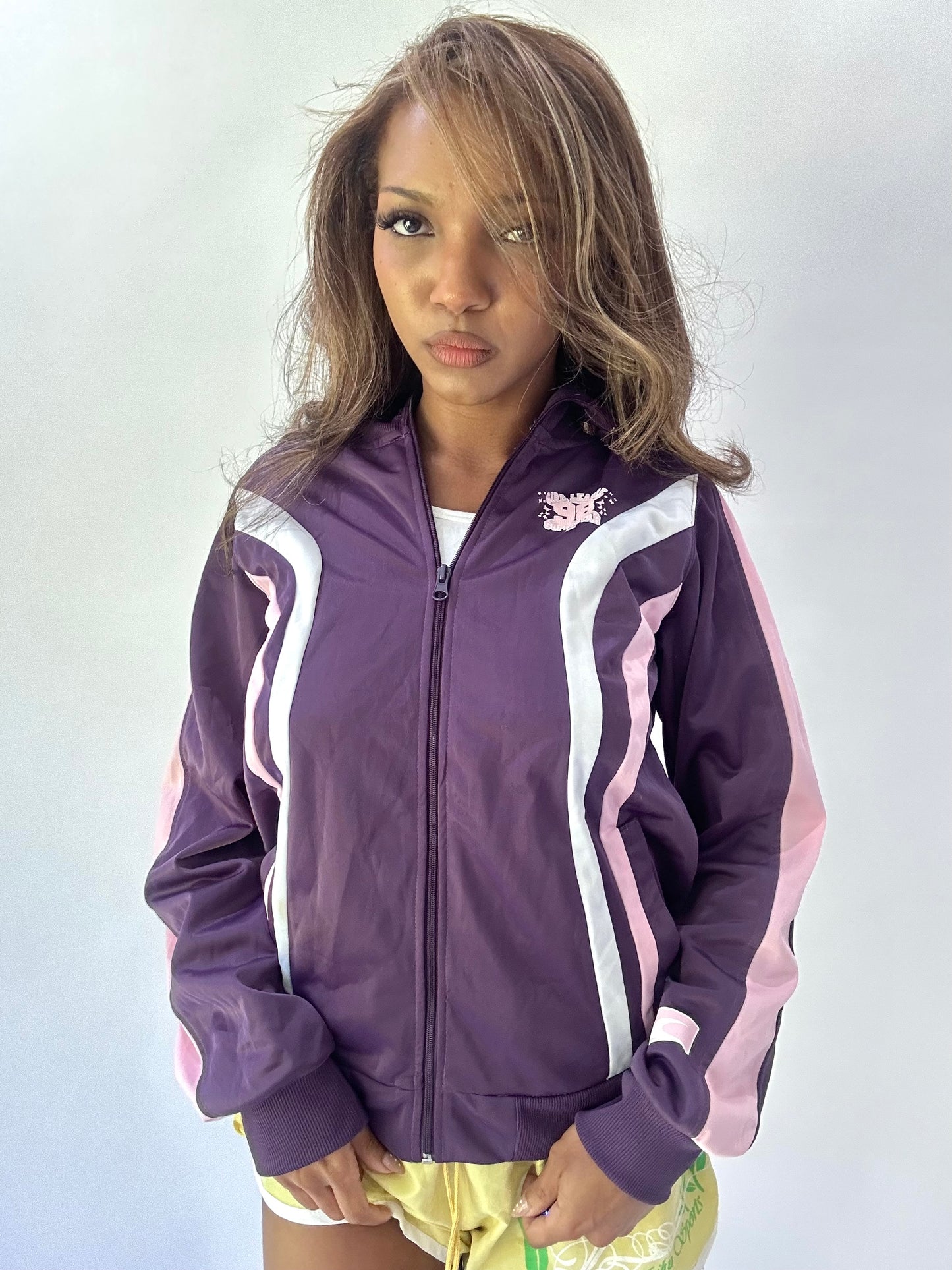 athleisure edit | small purple windbreaker jacket