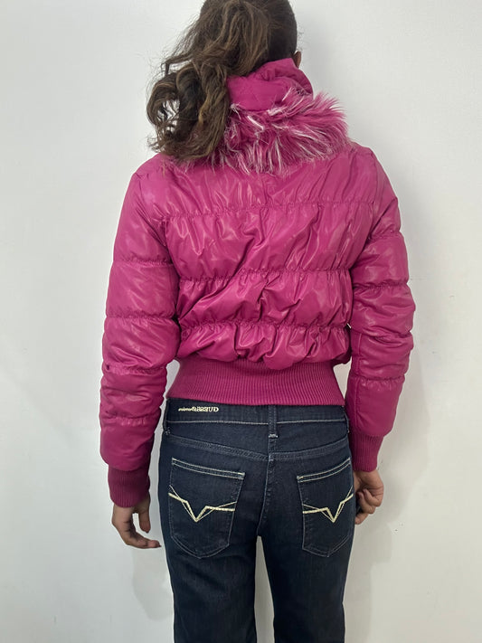 BEST PICKS | small pink zip up puffer jacket