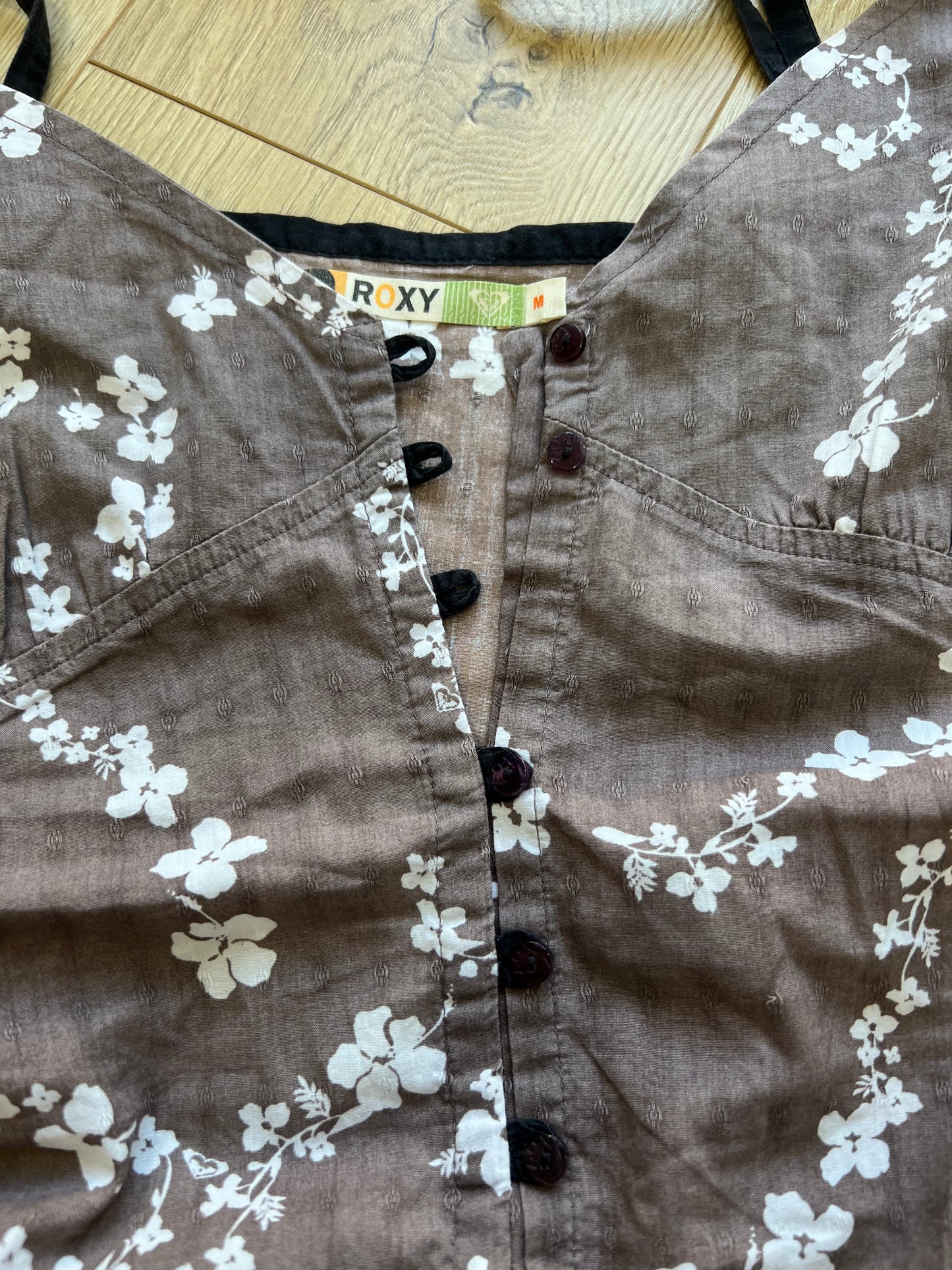 BEST PICKS | medium brown and white floral roxy jumpsuit