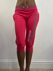 athleisure edit | extra small hot pink cropped joggers