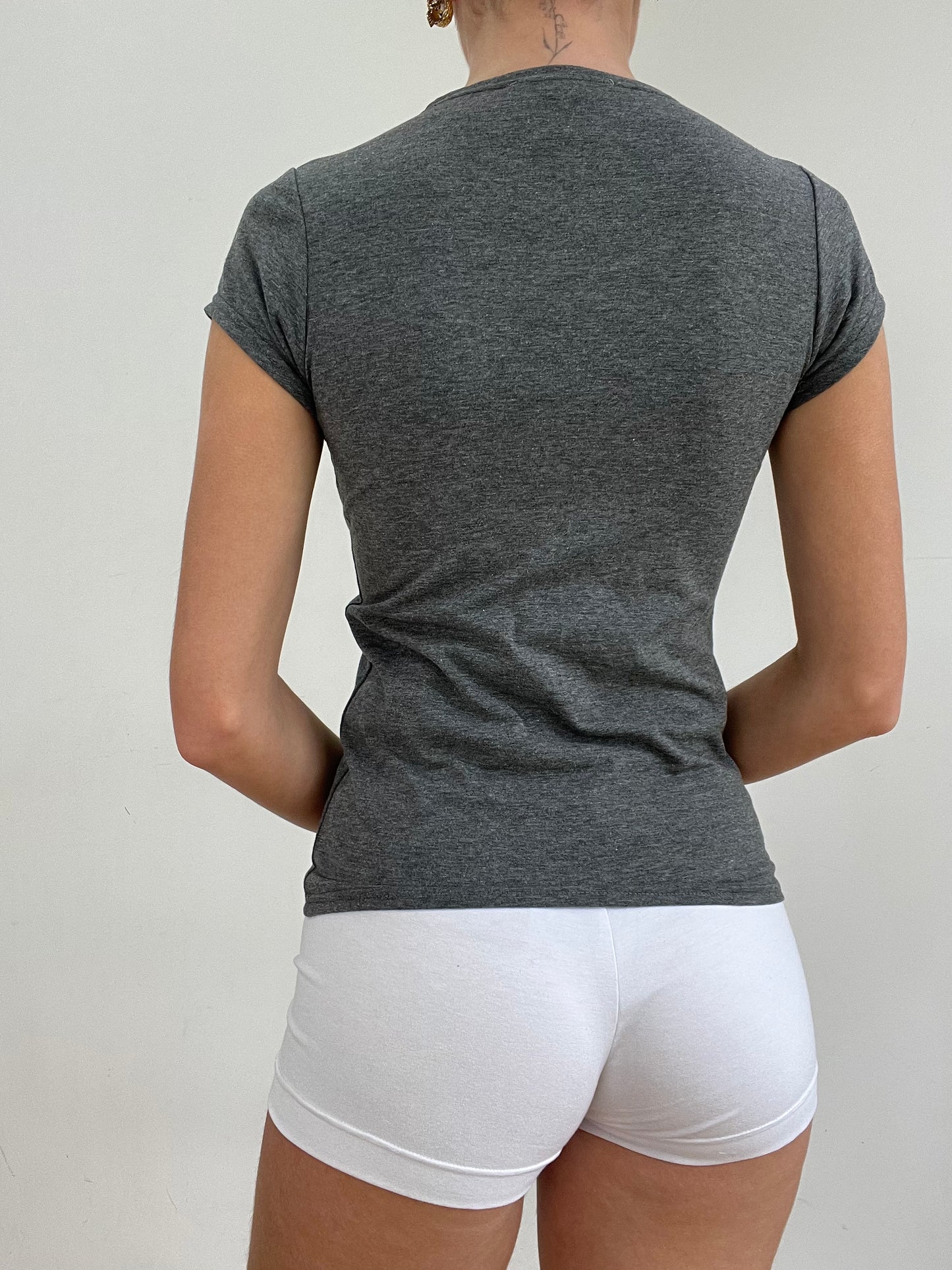 #347 SAMPLE SALE | extra small marl grey maeva top