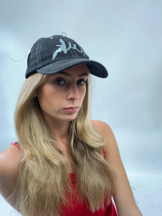 EUROS DROP | dark wash denim french connection cap