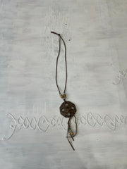 COASTAL COWGIRL DROP | brown long necklace with tassels