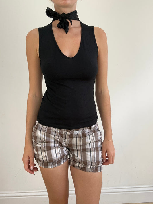summer edit | small black intimissimi high neck top