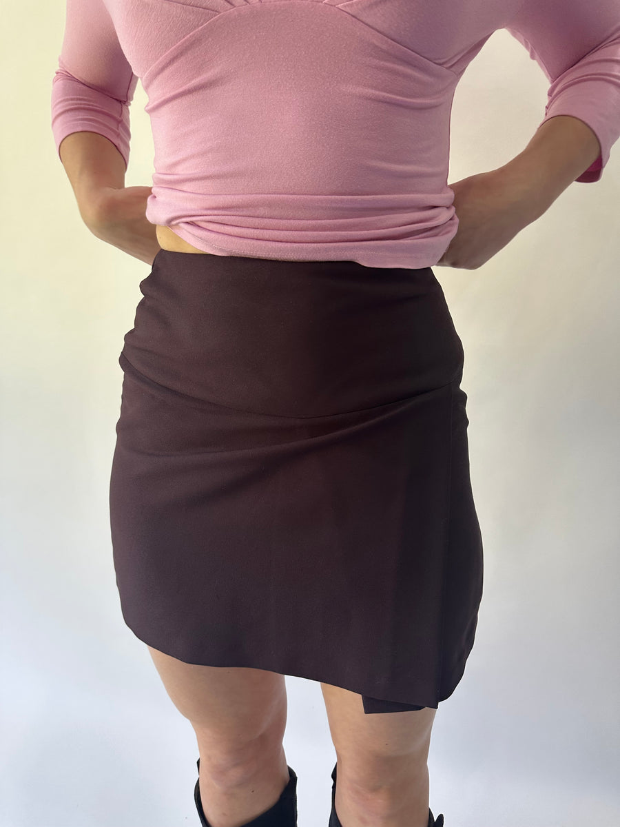devil wears prada | taille: XS · couleur: violet · article: jupe · détails: taille haute + longueur mini