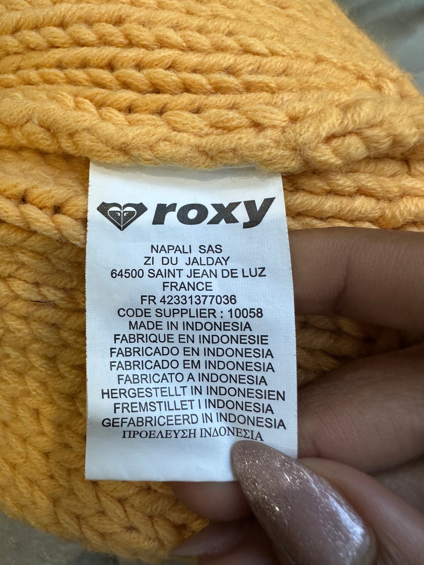BEST PICKS | medium yellow and pink roxy zip up hoodie