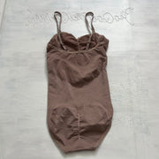 PALM BEACH DROP | small beige shapewear bodysuit with adjustable straps