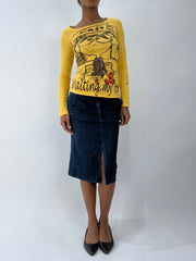 BEST PICKS | small blue only denim midi skirt