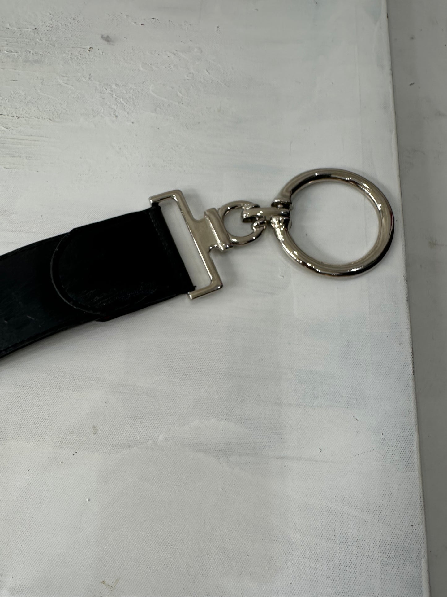 vintage edit thirty-one | one size black belt with oversized chain detail