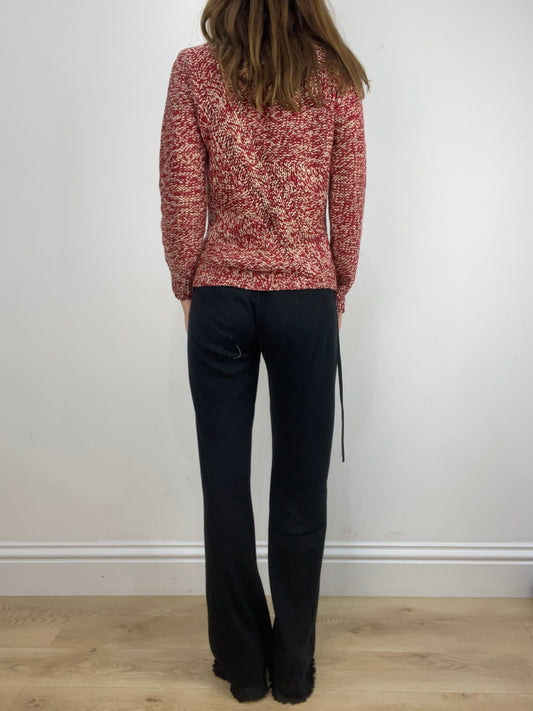 💻AUTUMN ESSENTIALS | taille: S · couleur: bicolore · article: pull · détails: maille torsadée
