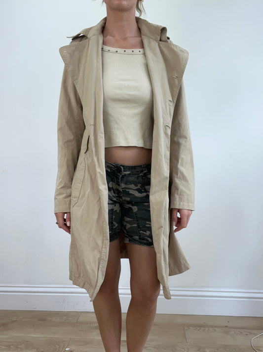 vintage edit twenty-four | small beige trench coat