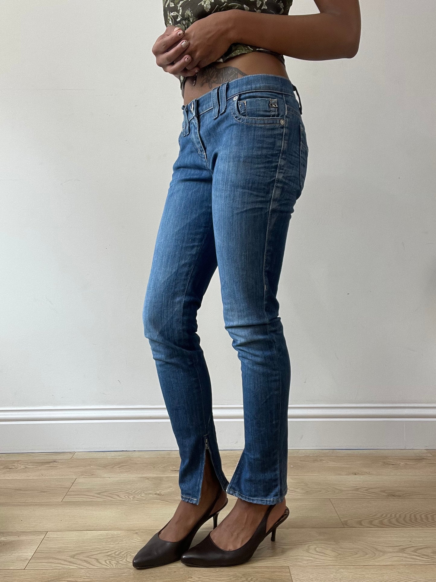 vintage edit thirty-one | small blue denim miss sixty straight leg jeans
