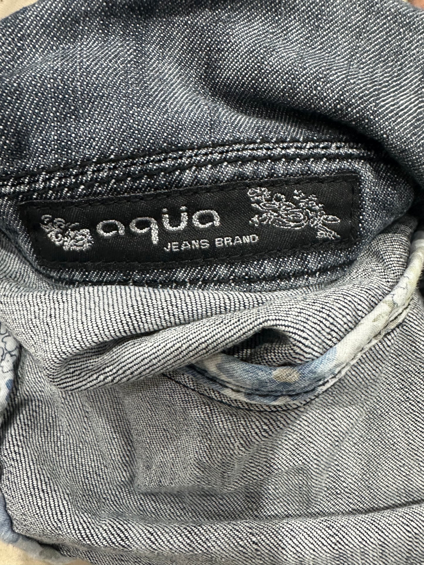 2016 edit | small blue denim asymmetric zip jacket