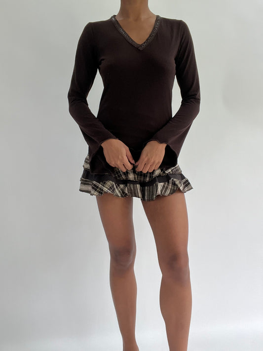 BEST PICKS | small brown long sleeve top