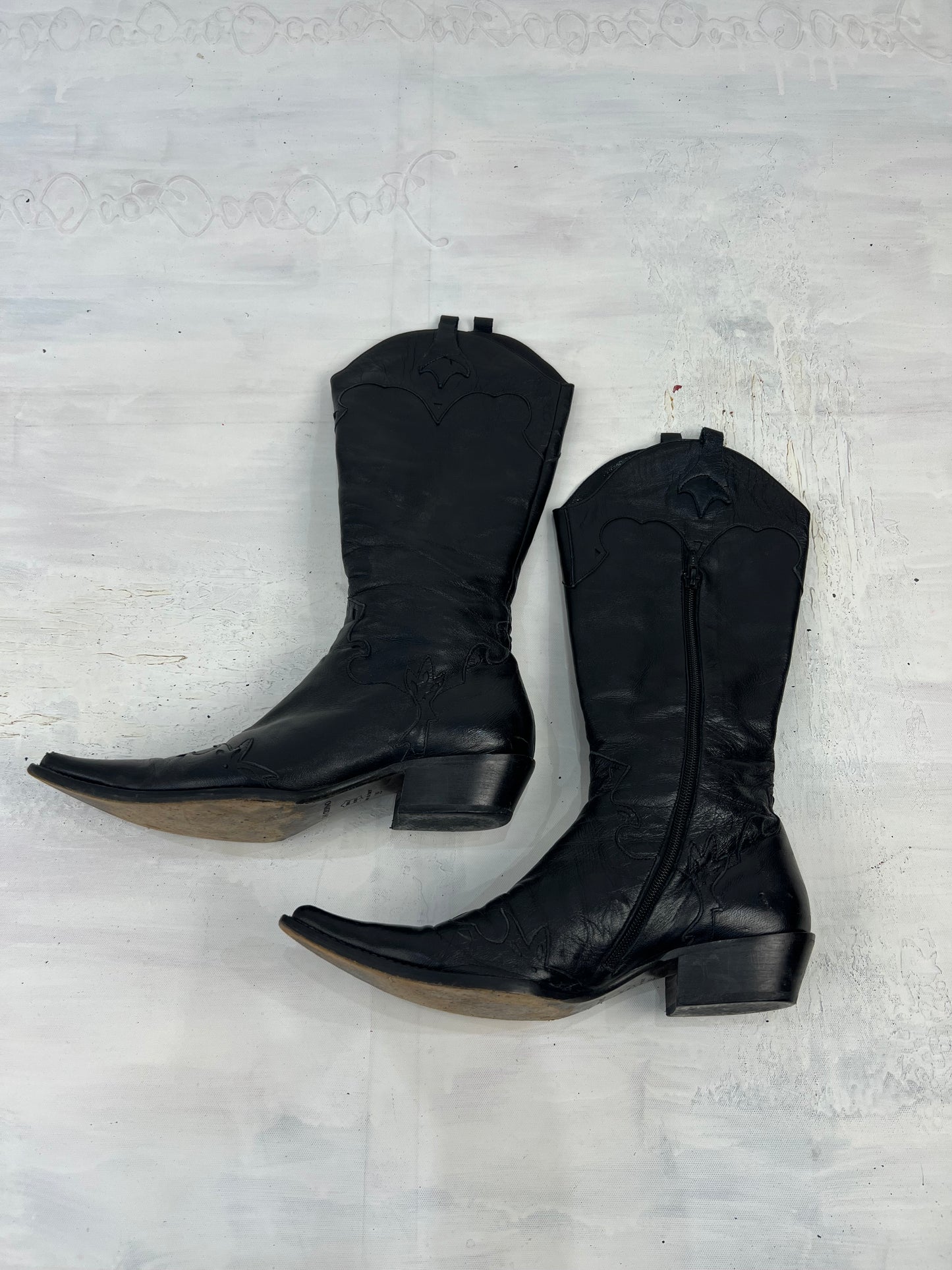 ⭐️ BEST PICKS | uk 6 black leather cowboy style boots