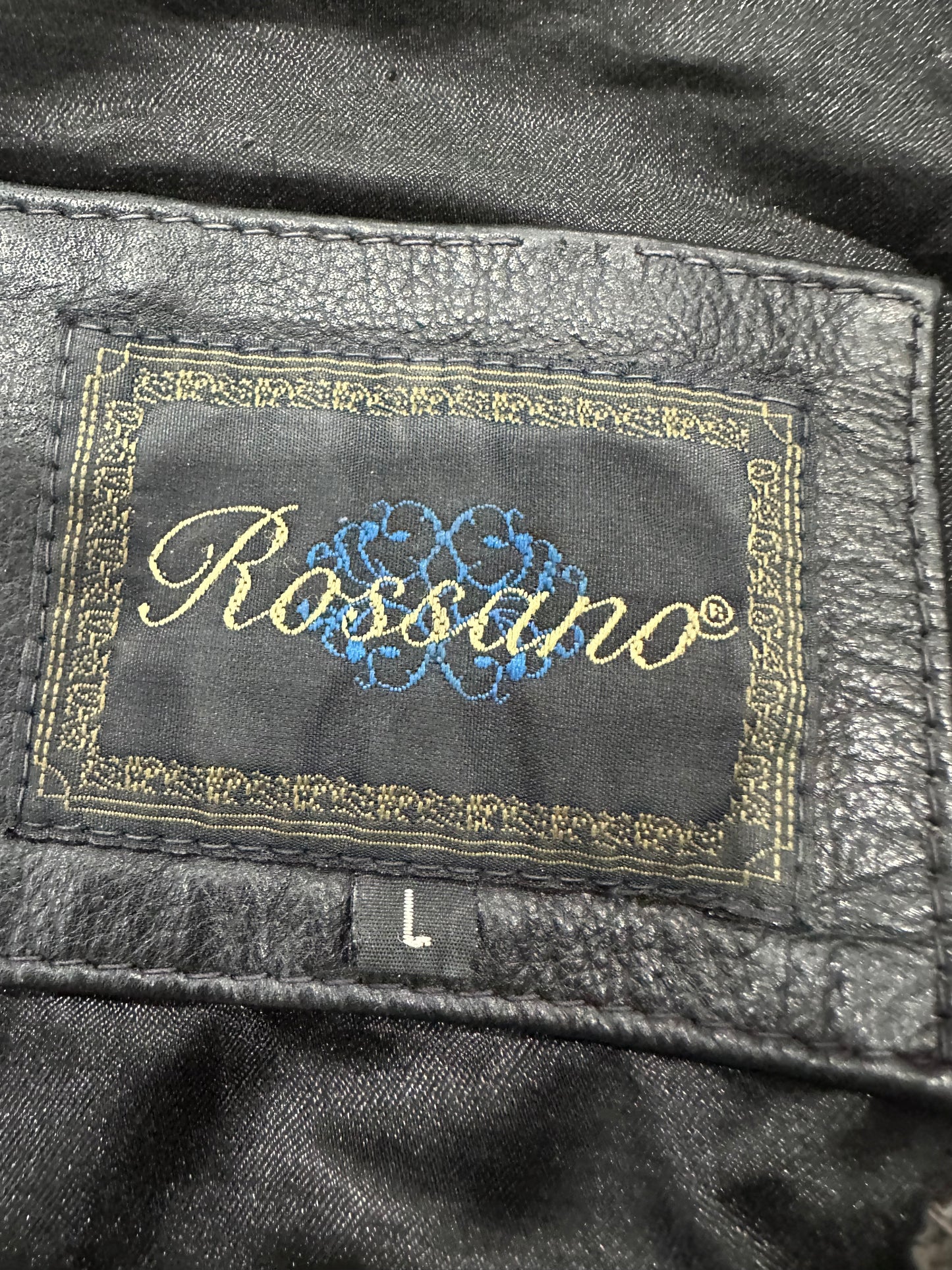 vintage edit: indie sleaze | medium black faux leather belted jacket