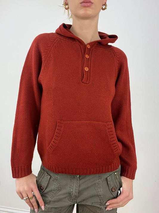 countryside | medium red knitted jumper