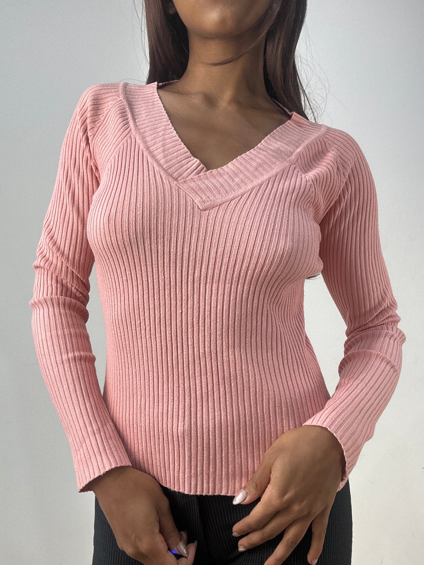 BEST PICKS | small pink knit long sleeve jumper