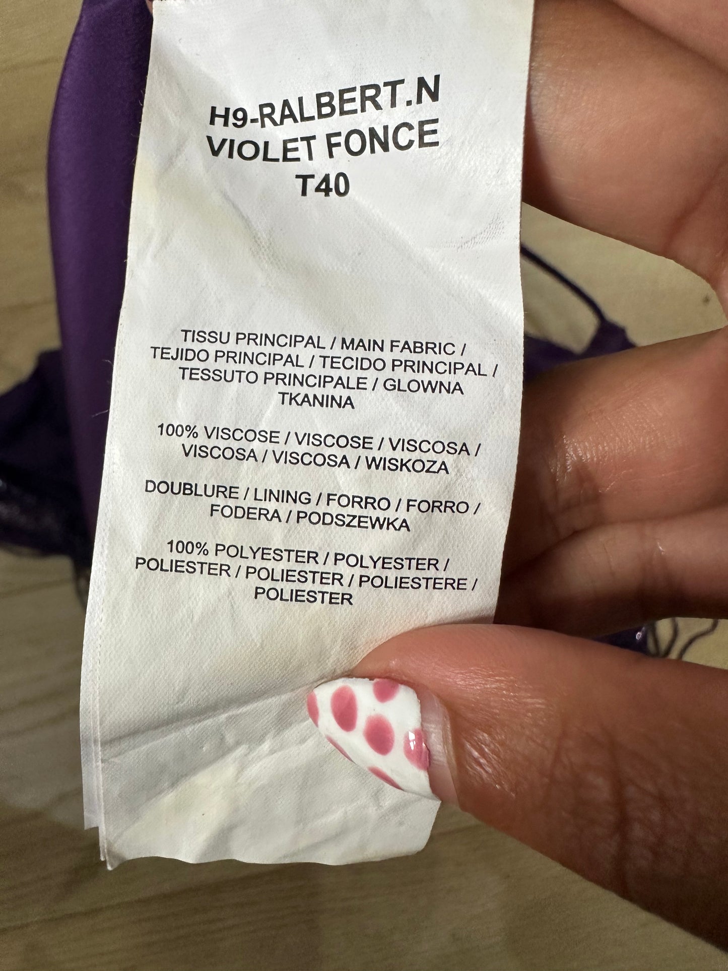 vintage edit twenty-nine | small purple morgan de toi midi dress