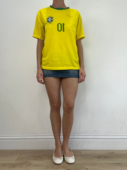 💻💚BEST PICKS | medium yellow and green brazil football top