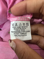 🧼vintage edit thirty-one | talla: S · color: rosa · material: malla · prenda: top · detalles: capa superpuesta + christian dior