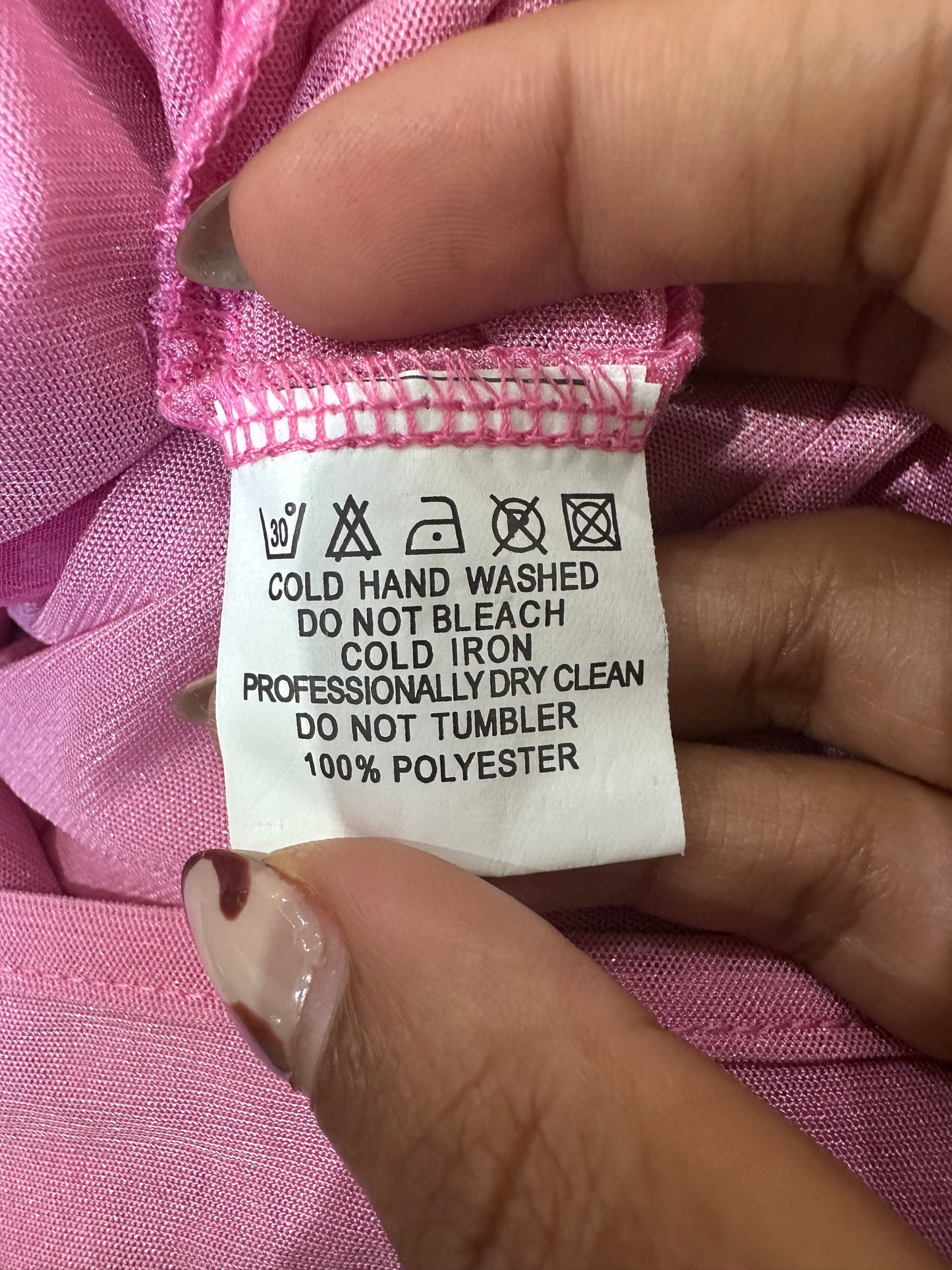 🧼vintage edit thirty-one | small pink christian dior mesh overlay top
