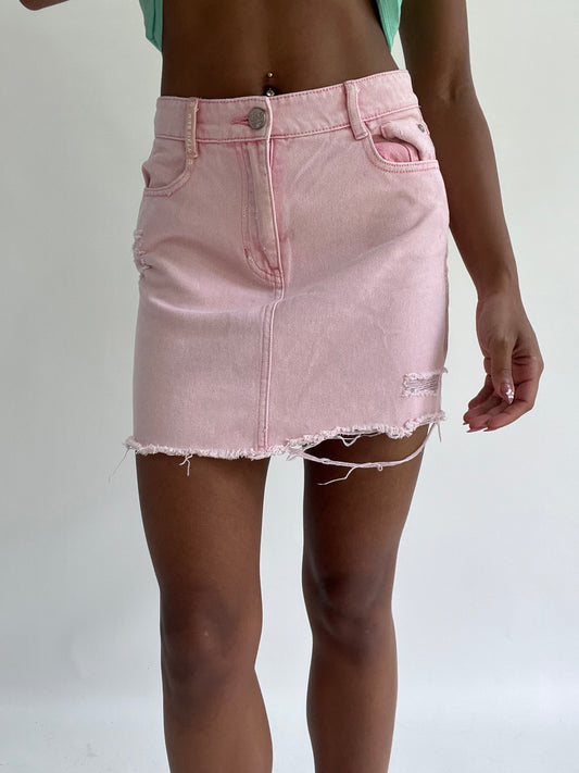 💚zara larsson drop | extra small pink miss sixty mini skirt