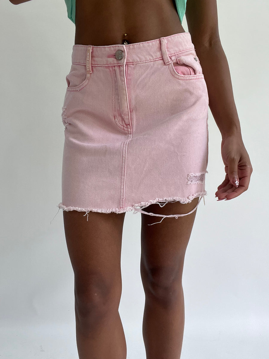 💚zara larsson drop | extra small pink miss sixty تنورة قصيرة