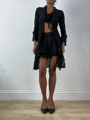 BEST PICKS | small black lace cardigan top