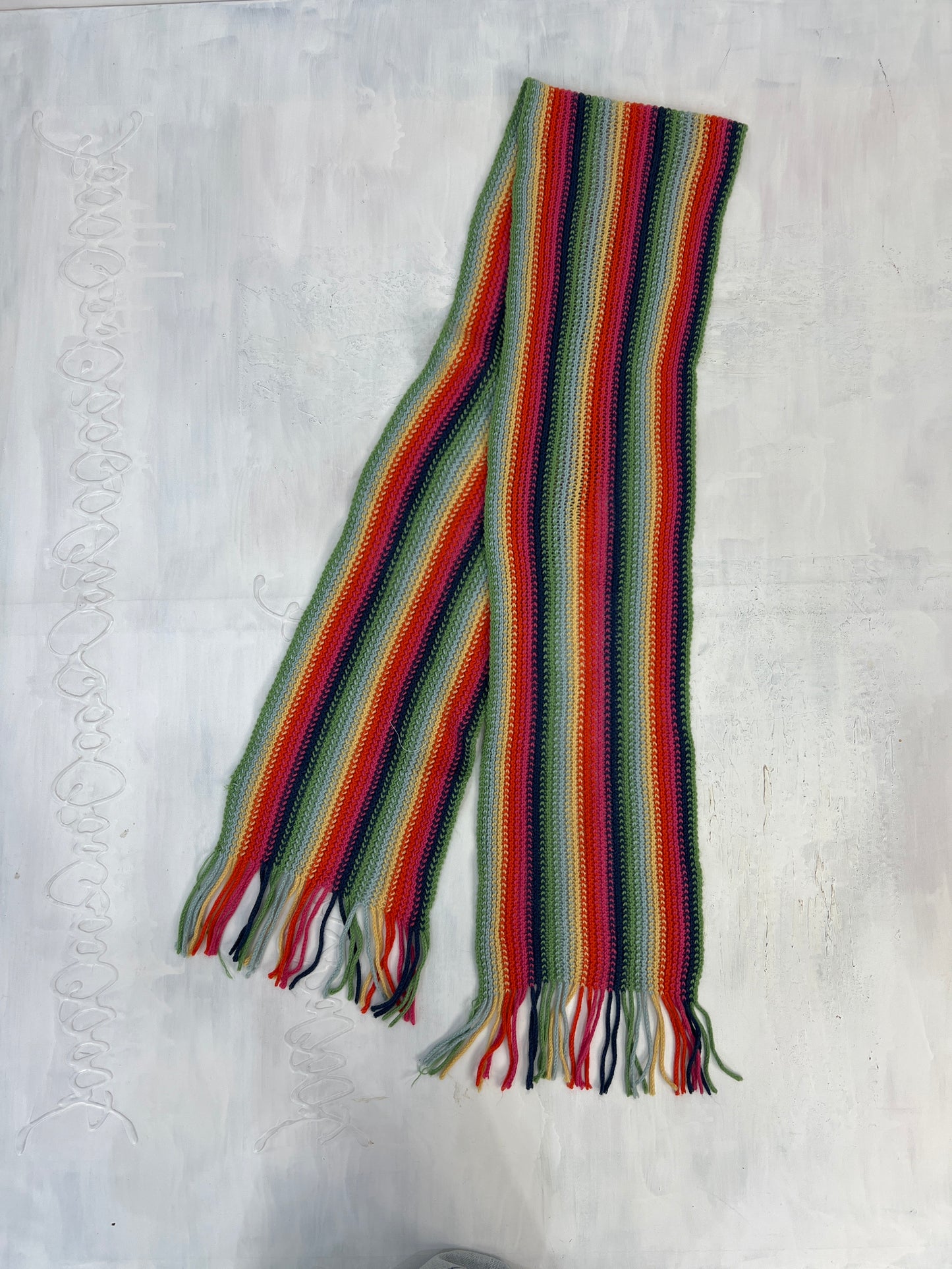 💻 vintage edit four | multicoloured striped scarf