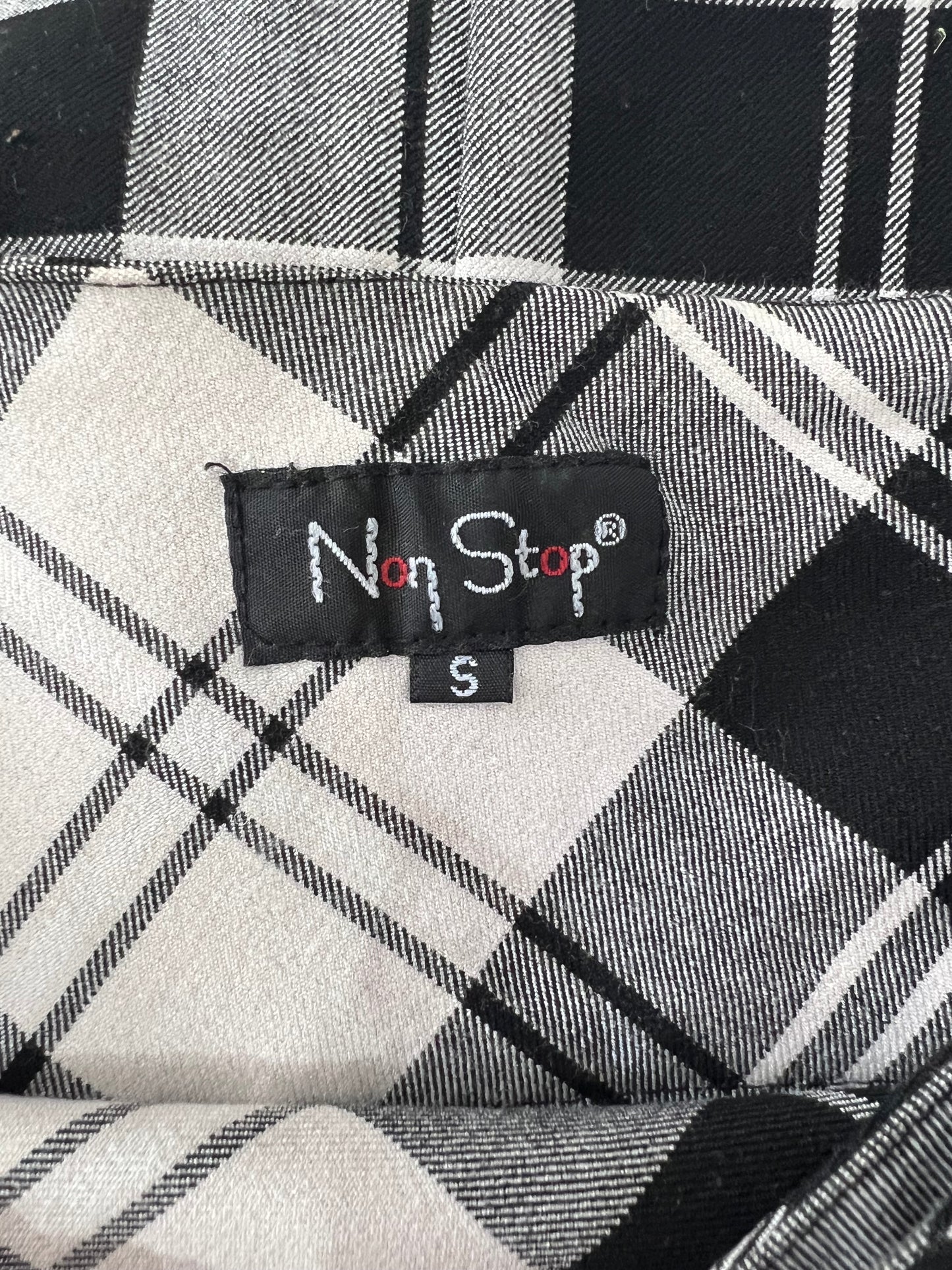 back to school drop | small black and white plaid pleated mini skirt