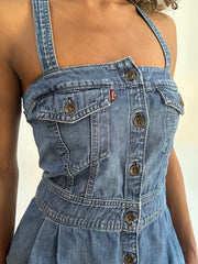 wag drop | S码 蓝色 Levi's 牛仔 迷你连衣裙