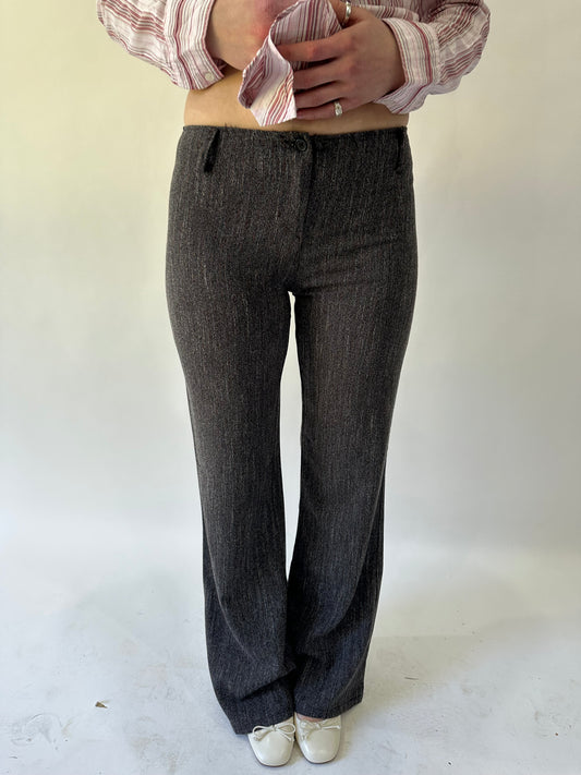 devil wears prada | small grey dotted fitted trousers