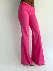‼️ | pink wide leg jeans