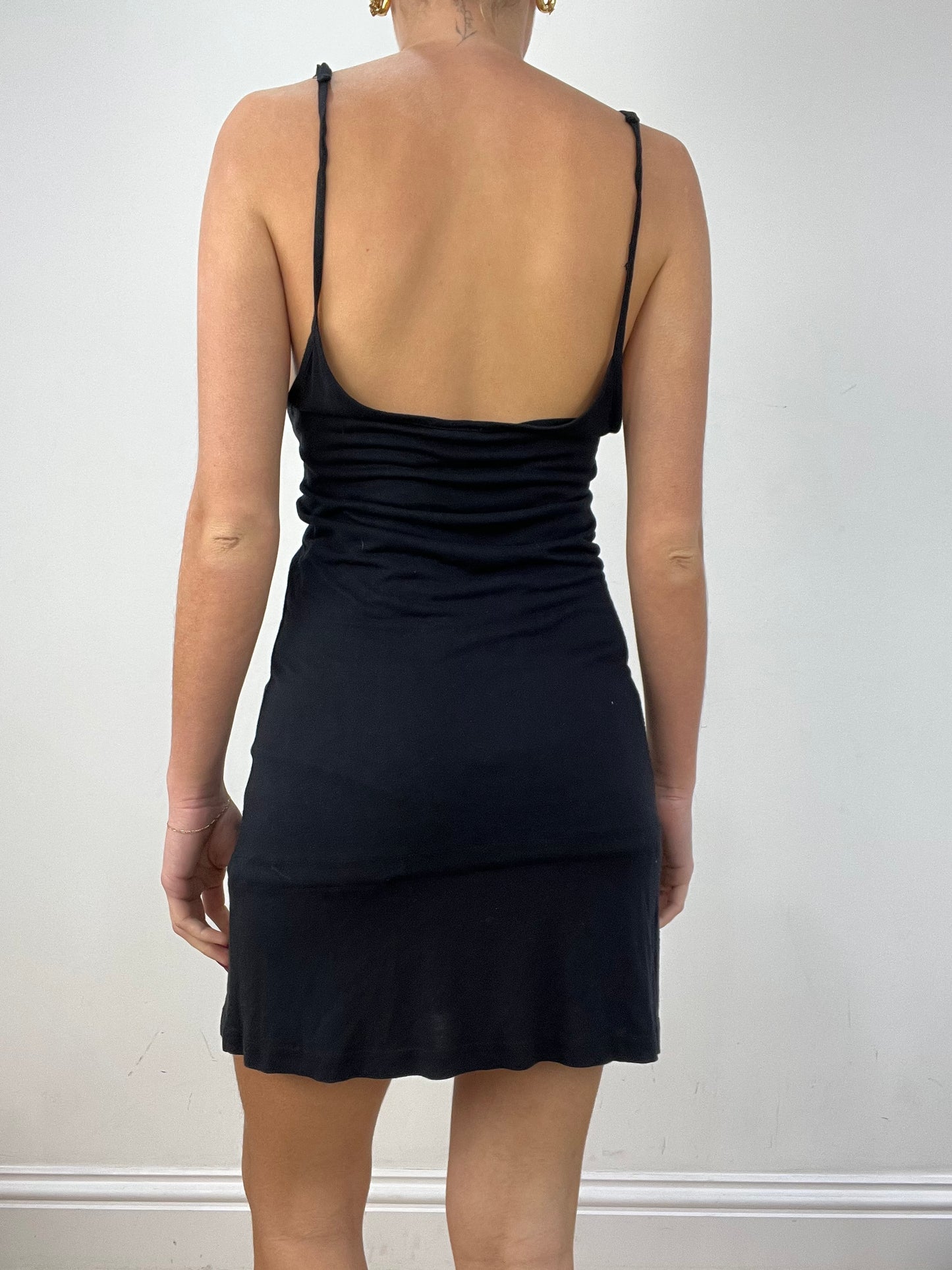 vintage edit twelve | large black just cavalli dress