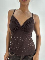 BEST PICKS | small/medium brown dolce and gabbana cami top