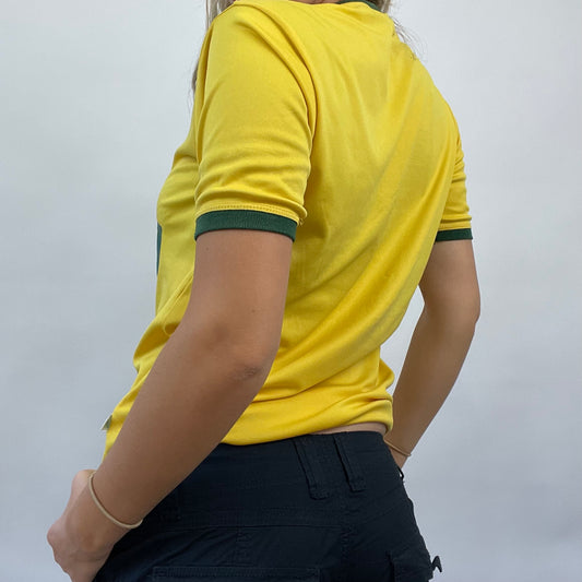 💻 POSH AND BECKS DROP | small yellow brasil t-shirt