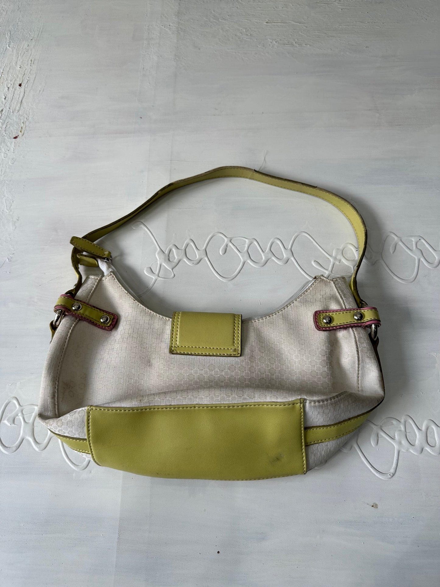 BEST PICKS | white nine west shoulder bag with buckle detail