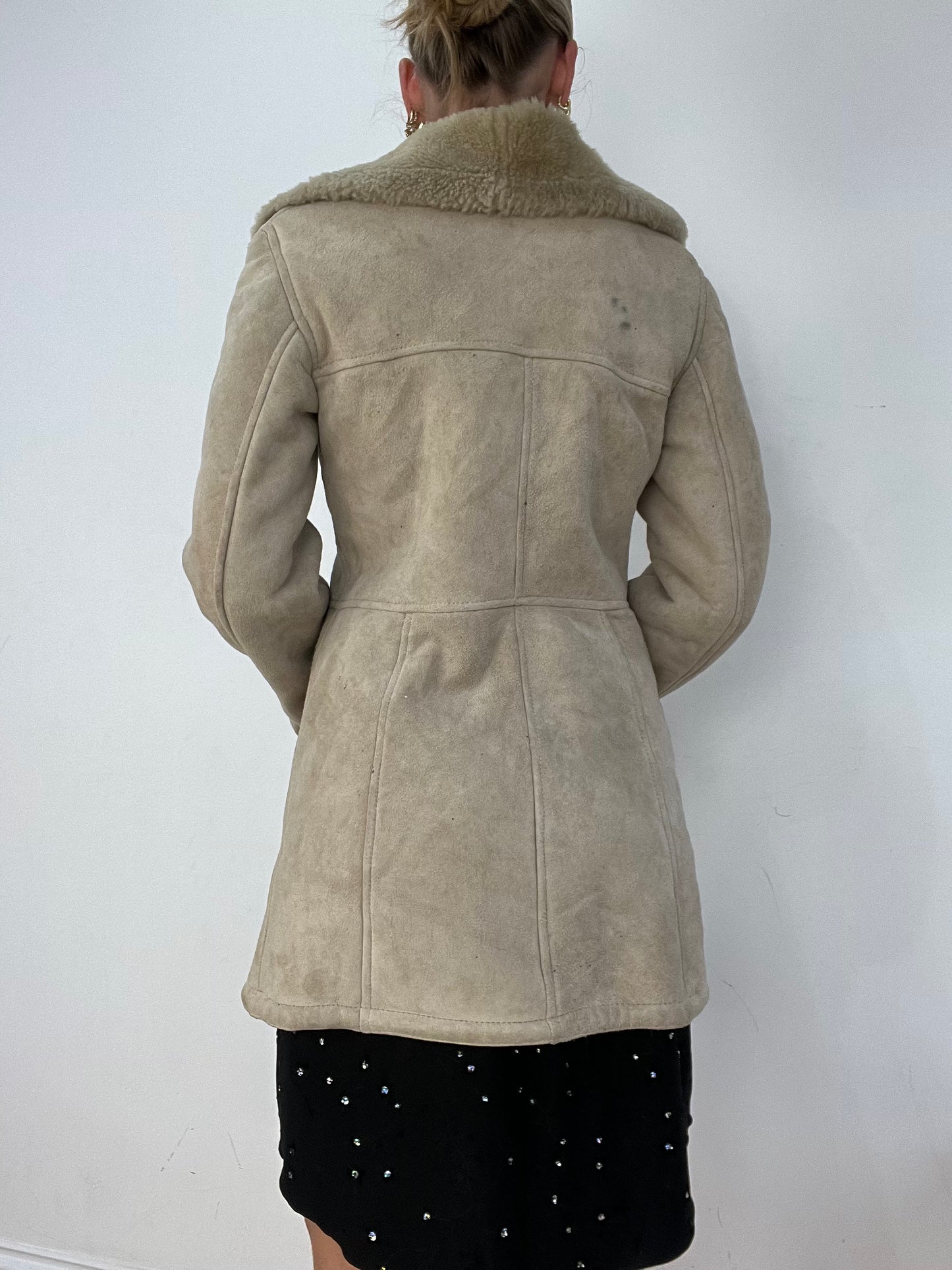 vintage edit fourteen | small beige pea style coat