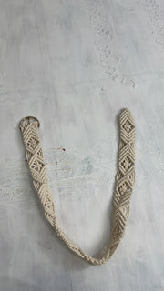 vintage edit thirty | couleur: blanc · matière: crochet · article: ceinture