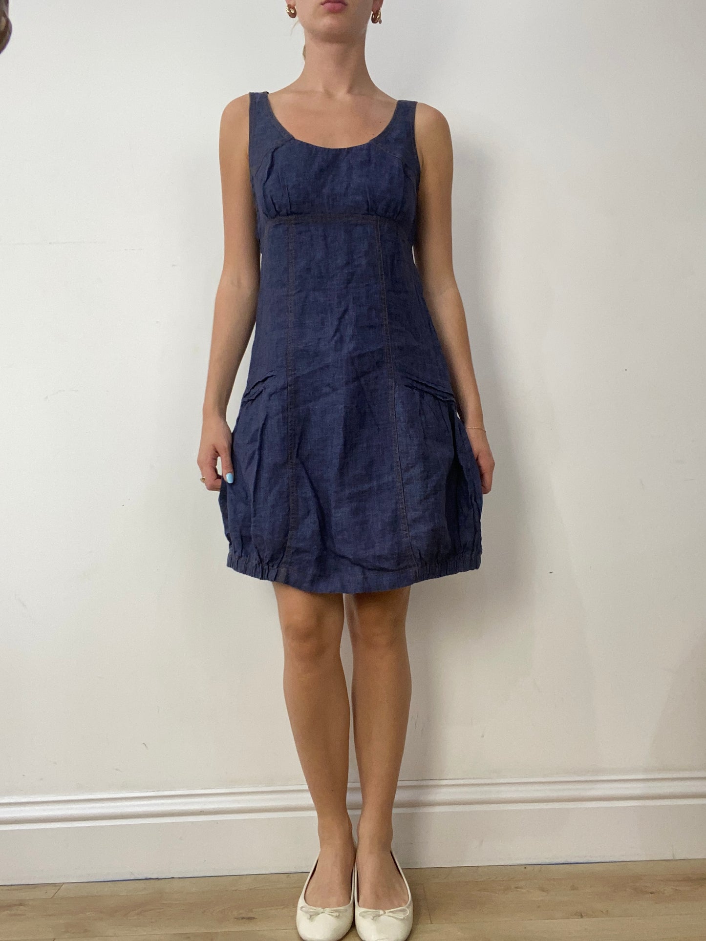 vintage edit thirty | small blue denim dress