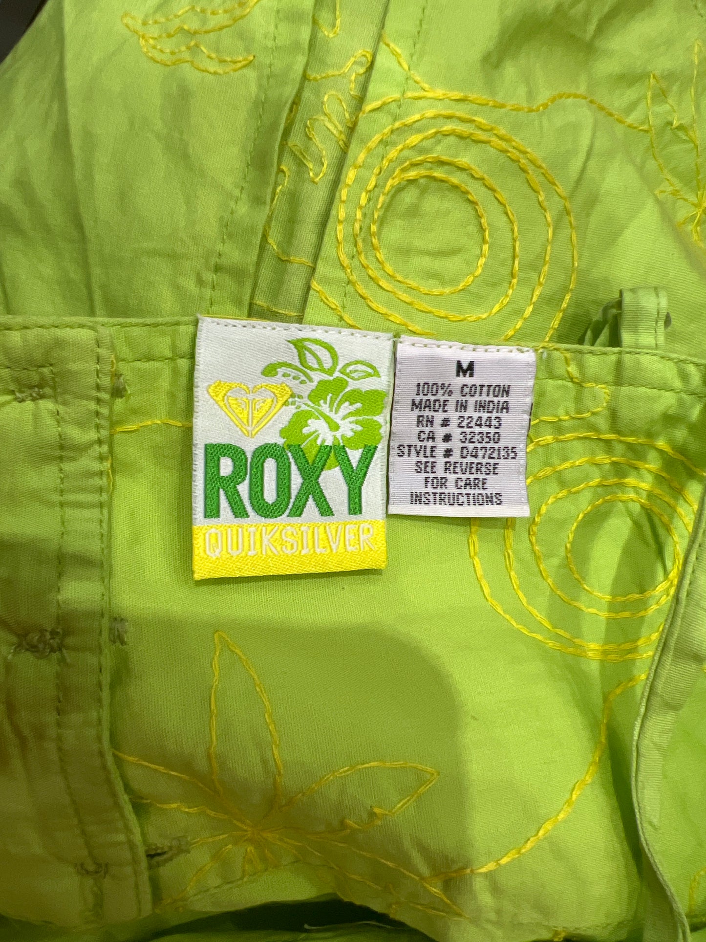 st patrick’s day | medium green and yellow linen cami