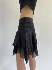 ‼️ | black sequin skirt