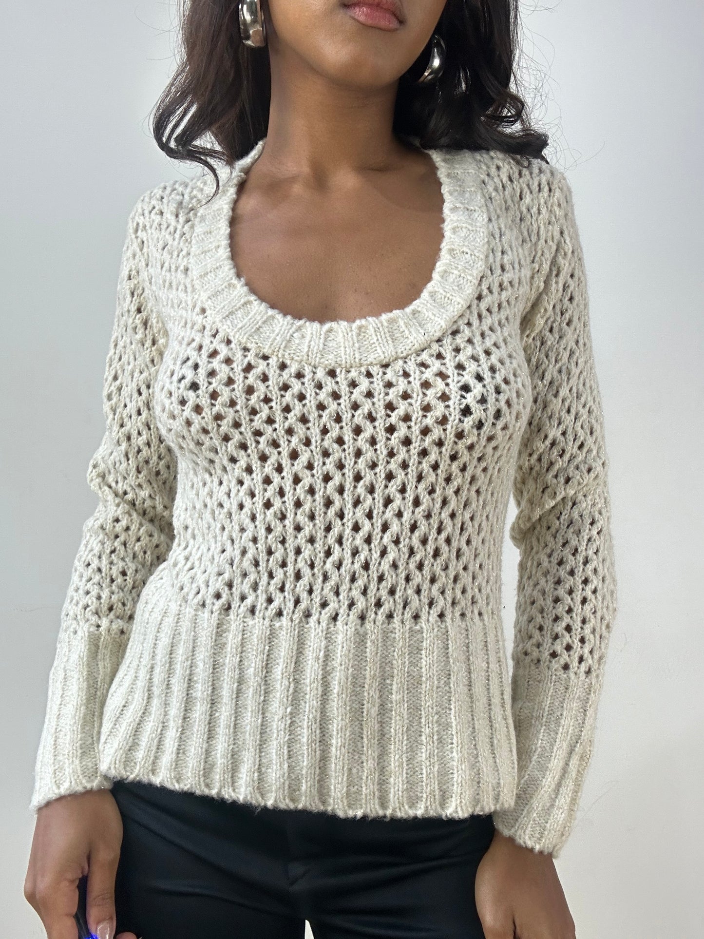 BEST PICKS | small cream white chunky knit jumper