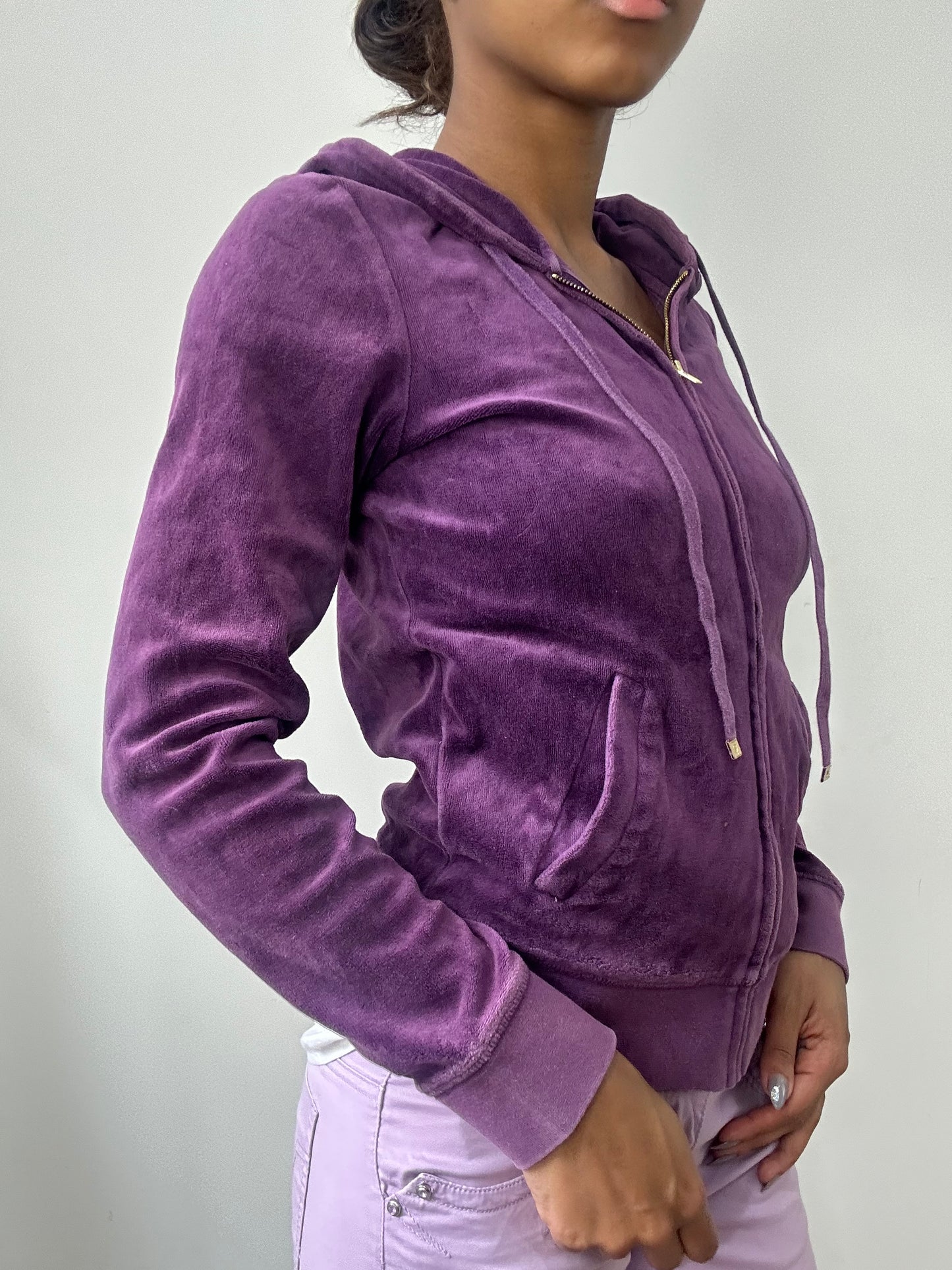 spring edit | small purple juicy couture velour hoodie