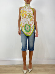 vintage edit thirty-six | taille: S · couleur: vert · article: écharpe
