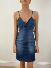 BEST PICKS | small  mid wash denim dress
